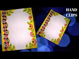 Pin By Irsa Shoaib On Desings In 2020 File Decoration Ideas Border Design Paper Design