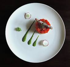 Marinated Salmon Avocado Cucumber Caviar Rocket Wasabi Mayo Crispy Salmon Skin Food Presentation Food Plating Food Inspiration