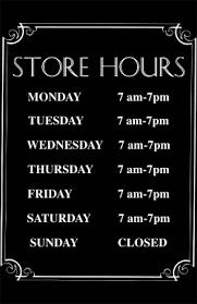 Hours Of Operation Sign Business Hours Sign Store Hours Sign Open Signs