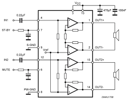 Tda7297 ic is a stereo dual bridge, class ab dual channel audio amplifier. Tda7297 15 W 15 W Dual Bridge Amplifier Stmicroelectronics