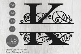 Select from fancy, simple, halloween, christmas, easter, and sports. Split Monogram Letter K Svg Letter K Monogram Svg Letter 375398 Cut Files Design Bundles