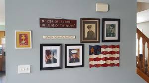 Military Legacy Photo Collage Patriotic Wall Display Veteran Memorial Wall Military Home Decor Military Decor Family Wall Decor