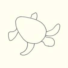 Draw A Sea Turtle In 3 Easy Steps Turtle Drawing Turtle Art Sea Turtle Drawing