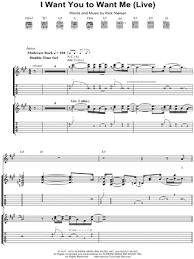 Cheap Trick I Want You To Want Me Live Guitar Tab In A Major Download Print Me Too Lyrics Guitar Tabs Cheap Trick