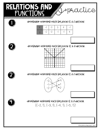 Functions and relations are one the most important topics in algebra. Mrs Newell S Math Relations And Functions Card Sort