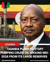 Uganda to start oil production in mid-2026, aims to boost economy
