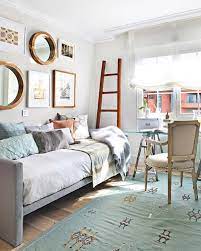 We think the best daybed you can buy is the hunter grey fabric guest bed. Beautifully 80 Sqm Renovated Madrid Home Guest Room Office Combo Guest Bedroom Office Guest Bedrooms