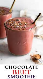 Chocolate Beet Smoothie Recipe Beet Smoothie Nutribullet Smoothie Recipes Easy Drink Recipes