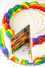 Buy edible cake decorations at lombard. Rainbow Swirl Cake Easy Gorgeous Rainbow Birthday Cake