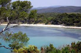 La Plage De L Estagnol A Bormes Les Mimosas Var Les Plus Belles Plages De Mediterranee Linternaute Bormes Les Mimosas Paysage France Belle Plage