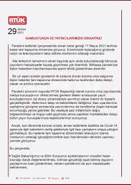 Jun 18, 2021 · tbmm başkanlığı, 'kanuna aykırı yapılan hesaplamayla rtük'te boşalacak 3 üyelikten 1'inin i̇yi̇ parti grubuna verilmediği' iddialarını yalanlayarak, üyelik seçimlerinde. Radyo Ve Televizyon Ust Kurulu On Twitter Rtuk Baskanligi Tam Kapanma Doneminde Yapilacak Yayinlara Iliskin Bazi Hatirlatmalarda Bulundu Https T Co 7reo6ygvvi Https T Co Kad8dfkbqy