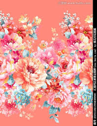 牡丹花手绘牡丹 flower wallpaper vintage flowers art