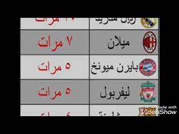 Uefa champions league)‏، والتي يشار إليها عادةً بدوري الأبطال فقط (بالإنجليزية: ØªØ±ØªÙŠØ¨ Ø§Ù„Ø£Ù†Ø¯ÙŠØ© Ø§Ù„ÙØ§Ø¦Ø²Ø© Ø¨Ø¯ÙˆØ±ÙŠ Ø£Ø¨Ø·Ø§Ù„ Ø£ÙˆØ±ÙˆØ¨Ø§ Youtube