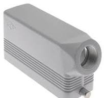 Mencom MHO-24L25 Standard, Rectangular Hood, size 104.27, 2 Pegs, Side M25  cable entry