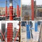 Round Circular Column Steel Formwork System for Building ...