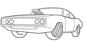 How To Draw The Fast And Furious 1970 Dodge Charger Step By Step Cars Draw Cars Online Transport Cars Coloring Pages Dodge Charger Race Car Coloring Pages