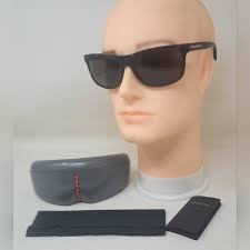 NEW Prada Men's Sunglasses SPR 15R Dark Matte Havana Brown Square  60-18-140mm