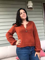 Ravelry: Davis Square Henley pattern by Sophie Veksler