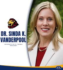 Dr. Sinda K. Vanderpool Named 10th President of the University of St.  Thomas Full story