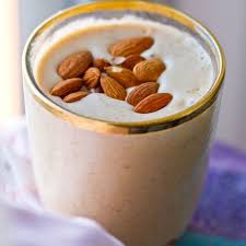 Easy Energy Shake Almond Butter Banana Healthyhappylife Com Recipe Almond Smoothie Banana Almond Smoothie Food