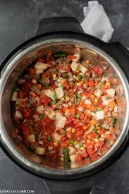 It's fresh, flavorful, and you know exactly what went in it. Instant Pot Beef Vegetable Soup Recipe Eating On A Dime