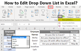 How To Edit Drop Down List In Excel Steps To Edit Drop