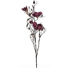 Purple seems to be a bit of a polarizing color: Magnolia Stem Purple Home Decor Collecction By The One Uae