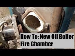 Most modern building codes recommend a chimney liner installed to prevent fires and eliminate dangerous byproducts. Diy Replace Oil Boiler Fire Chamber Youtube