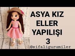 3 subtitle amigurumiparmakliel amigurumielyapimi 40 cm asya kiz eller yapilisi youtube kiz bebek oyuncaklari bebek orme bebekler