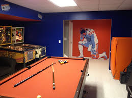 My Man Cave The Swamp The Gator Den Florida Gator Themed Complete With Pinball Machines Pool Table Retro Beer Fridg Man Cave Florida Gators Secret Rooms
