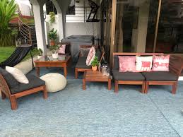 Creating a chic outdoor table from the ikea 'lack' series. Outdoor Ikea Applaro Series Furniture Tables Chairs On Carousell