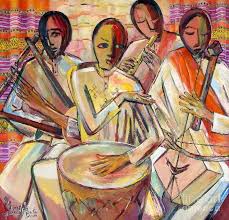 Yoseph Abate Ethiopian Instrument Painting Culture Art Afrocentric Art African Art