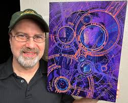 CONTENT ID Octopus/trypophobia creator:me Medium: acrylics Description  :30x100cm canvas www.instagram.com/samanthastaley.art