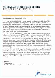 Sample Letter To Immigration Officer Lovely Pin By Lor Service On Uk Character Referenc In 2020 Reference Letter Writing A Reference Letter Employment Reference Letter
