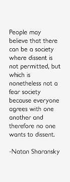 Natan Sharansky Quote: People May Believe That There Can Be A via Relatably.com