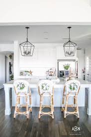 silver christmas kitchen home tour