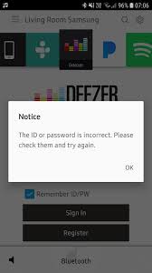 Another reason for android apps crashing problem is the lack of storage space in your device. Samsung Multiroom App Feedback Login And Other Issues Deezer Community Bringing Music Lovers Together