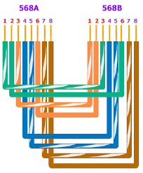 Normal straight through or patch cables were used to connect from a host network interface controller (a computer or similar device) to a network switch, hub or router. Networking Guide Category 5 Wiring Scheme Straight Through Cable Vs Crossover Cable