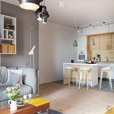 2b Flat On Behance Small Flat Interior Small Apartment Interior Small Flat Decor