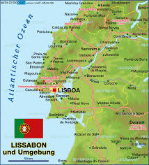 The tour begins at the praça marquês de pombal (1) , which is conveniently situated on both the blue and yellow metro lines. Map Of Lisbon Region Region In Portugal Welt Atlas De