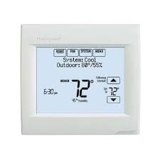 Five touch keys appear between the cancel key and the done key at the lower center of the screen when you press the system key on this thermostat. Hvac Talk Heating Air Refrigeration Discussion