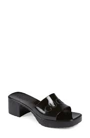 Gucci Slider Logo Sandals In Black Rubber Plasic In 1000 Black Modesens Find top designer fashion products for your gucci rubber slides search on shopstyle. gucci slider logo sandals in black