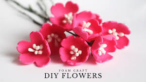 She has years of experience in caring for flowers and plants. Foam Sheet Flowers Easy Foam Flowers For Diy Home Decor Flower Making At Home Youtube