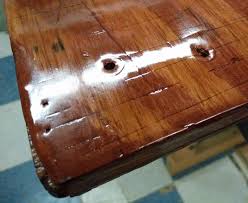 There are many fillers available on the market which retain a measure of flexibility after drying. How To Fill In Holes And Gaps After Applying Polyurethane Woodworking Stack Exchange