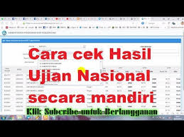 Maybe you would like to learn more about one of these? Cara Cek Hasil Ujian Nasional Secara Mandiri Youtube
