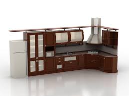 simple kitchen designs 3d model cadnav