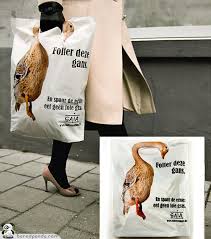 Bird Bird Bird Bird Is The Word Timbaland 30 Creative Bag Advertisements Shopping Bag Design Funny Bags Plastic Shopping Bags