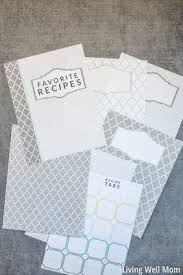 Diy Recipe Binder With Free Printable Downloads Diy Recipe Binder Diy Food Recipes Recipe Book Diy