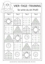 Unter kopfrechnen versteht man das lösen mathematischer aufgaben im ohne schriftliche notizen. Vier Tage Mathe Training Zahlenraum Bis 20