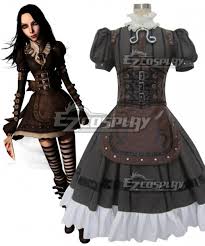 Alice is the titular protagonist of disney's 1951 animated feature film, alice in wonderland. Alice Madness Return Alice Punk Cosplay Costume